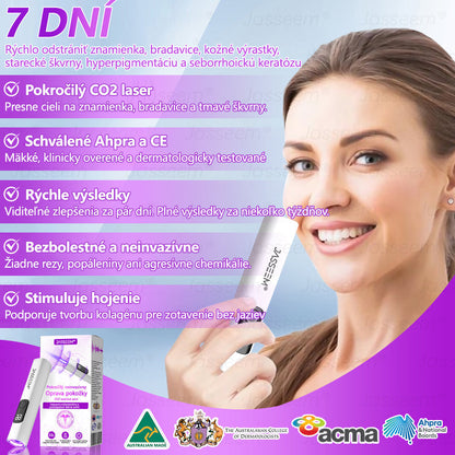 𝐉𝐚𝐬𝐬𝐞𝐞𝐦® Pokročilé neinvazívne CO₂ laserové pero na opravu pokožky 💕 (Jemne odstraňuje bradavice, materské znamienka, starecké škvrny a kožné výrastky – bez bolesti, bez starostí!) 💕
