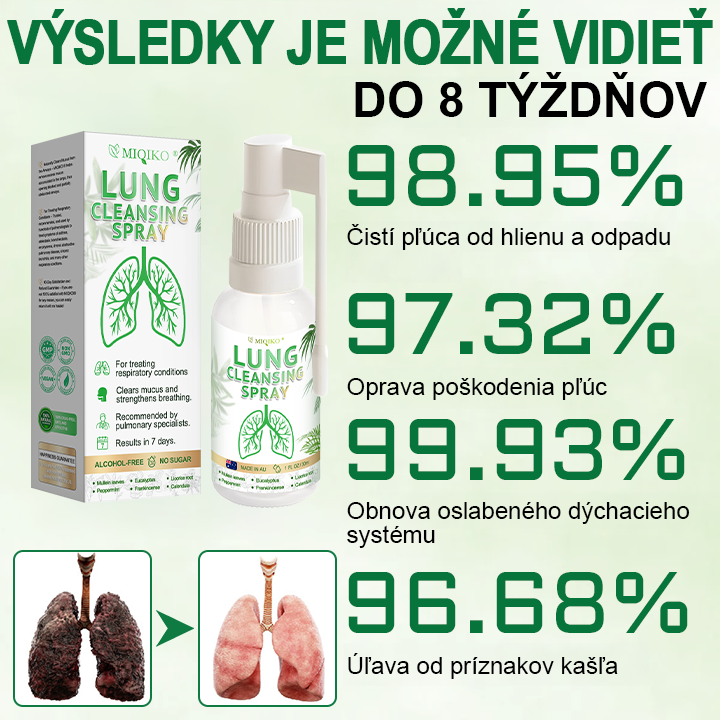 [Oficiálny vlajkový obchod značky]👨‍⚕️𝐌𝐈𝐐𝐈𝐊𝐎® Advanced Lung Cleansing Spray (☘️Odporúčané pľúcnymi špecialistami☘️)🌱