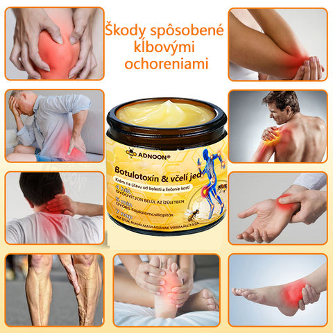 🦴ADNOON® Krém na hojenie kostí s botulotoxínom a včelím jedom ⭐👨‍⚕️Schválené Slovenskou spoločnosťou ortopedie a traumatológie (SOTS)🦴