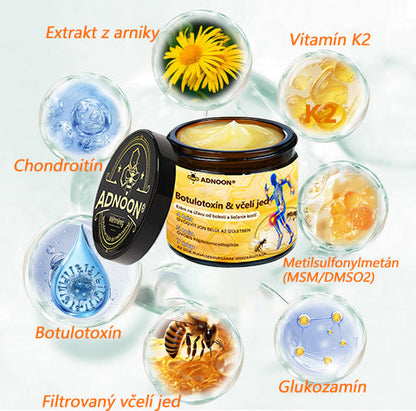 🦴ADNOON® Krém na hojenie kostí s botulotoxínom a včelím jedom ⭐👨‍⚕️Schválené Slovenskou spoločnosťou ortopedie a traumatológie (SOTS)🦴