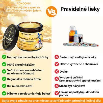 🦴ADNOON® Krém na hojenie kostí s botulotoxínom a včelím jedom ⭐👨‍⚕️Schválené Slovenskou spoločnosťou ortopedie a traumatológie (SOTS)🦴