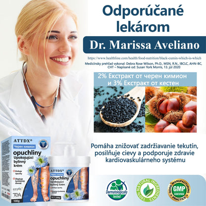 💧💧ATTDX® Bylinný krém na úľavu od opuchov s čiernou rascou💧💧💧💧