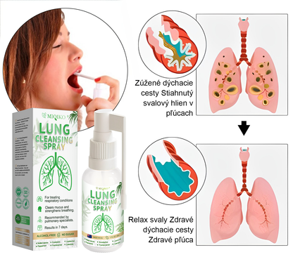 [Oficiálny vlajkový obchod značky]👨‍⚕️𝐌𝐈𝐐𝐈𝐊𝐎® Advanced Lung Cleansing Spray (☘️Odporúčané pľúcnymi špecialistami☘️)🌱