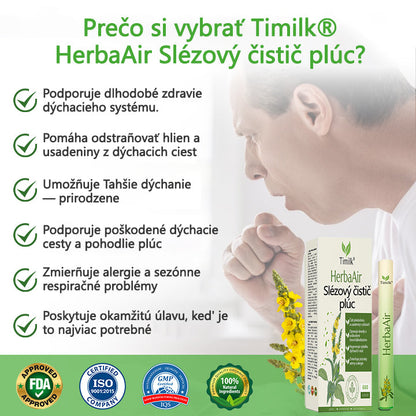 Timilk® Divozel na čistenie pľúc️💠