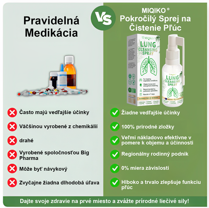 [Oficiálny vlajkový obchod značky]👨‍⚕️𝐌𝐈𝐐𝐈𝐊𝐎® Advanced Lung Cleansing Spray (☘️Odporúčané pľúcnymi špecialistami☘️)🌱